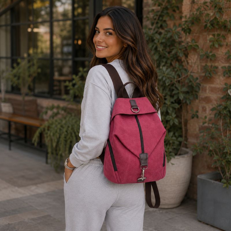 mochila feminina de lona, mochila feminina Jaqueline, mochila feminina casual, mochila feminina moderna, mochila feminina resistente, mochila feminina lona premium, mochila feminina urbana, mochila feminina para trabalho, mochila feminina para faculdade, mochila feminina para passeio, mochila feminina para viagem, mochila feminina elegante, mochila feminina com bolso traseiro, mochila feminina com bolsos laterais, mochila feminina com zíper, mochila feminina segura, mochila feminina compacta, mochila femini
