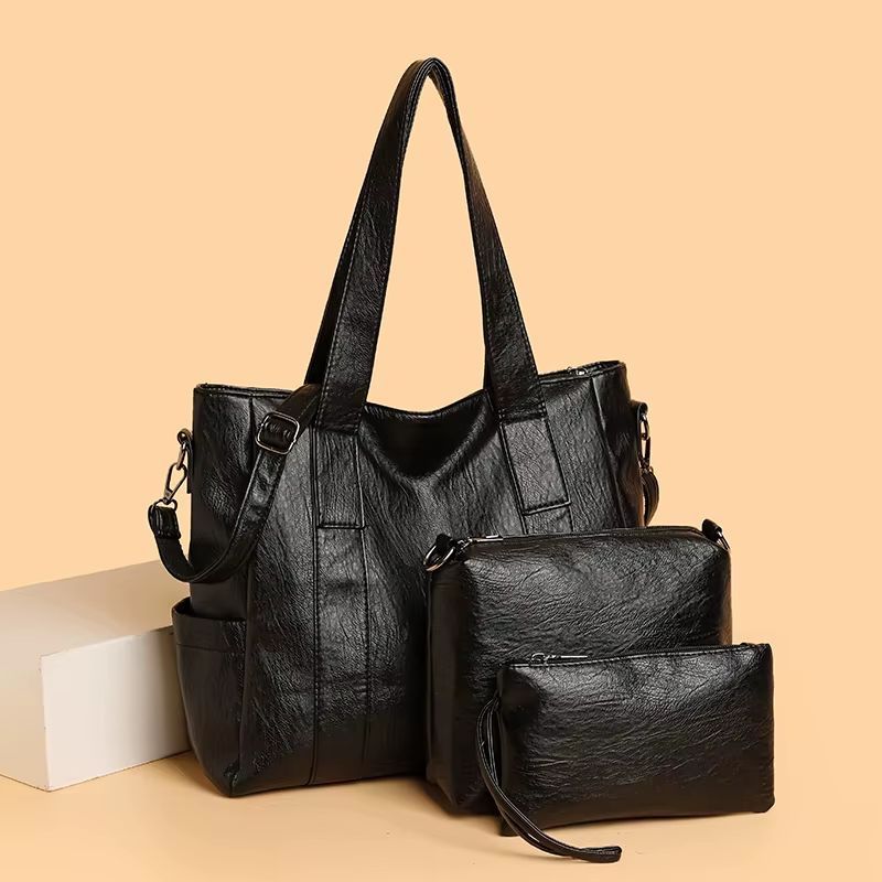 conjunto bolsas femininas, kit bolsas femininas 3 peças, bolsa feminina com carteira, conjunto bolsa feminina completa, bolsa feminina grande com bolsa pequena, bolsa feminina versátil, bolsa feminina prática dia a dia, conjunto bolsa feminina elegante, bolsa feminina multiuso, kit bolsa feminina moderna, bolsa feminina 3 em 1, conjunto bolsa feminina custo benefício