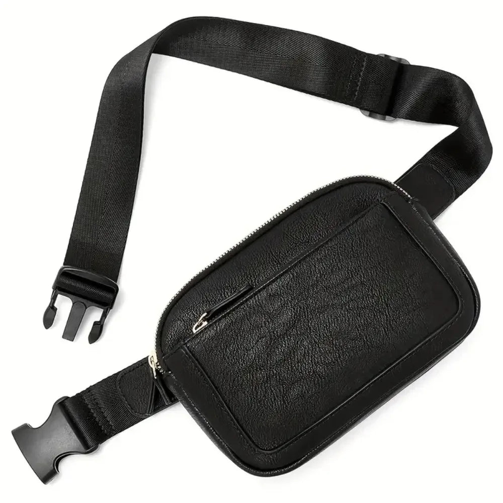 Bolsa Feminina Tipo Pochete Julia compacta, moderna e prática. Modelo transversal com alça ajustável, perfeita para o dia a dia, viagens e passeios.